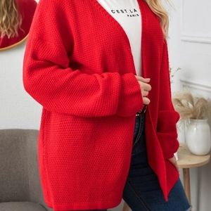 Oversized Waffle Knit Sweater